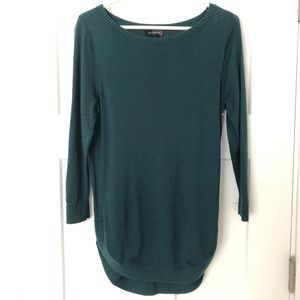 The Limited 3/4 Sleeve Green Sweater Size Small